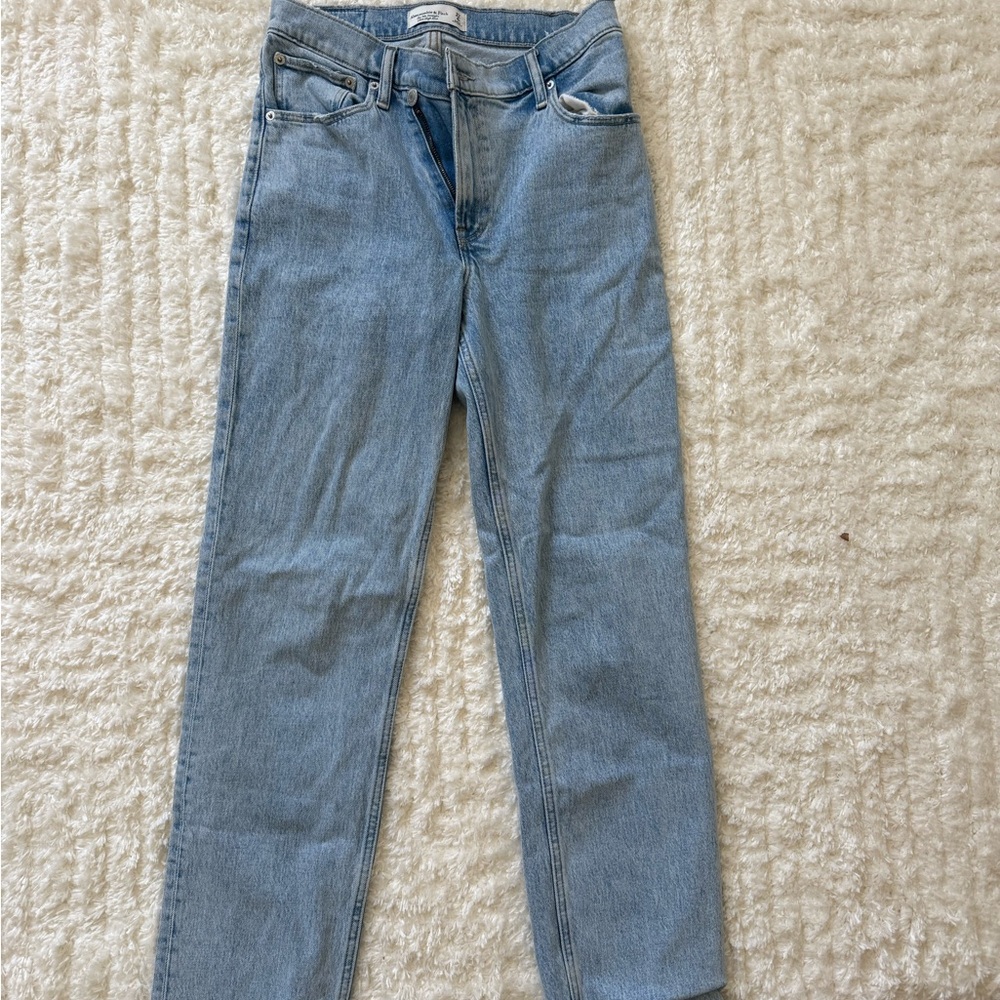 Abercrombie & Fitch Blue High Rise Jeans Classic Style
